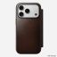 Nomad Modern Leather Folio (Horween) for iPhone 18 Pro/17 Pro Rustic Brown