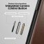 Nomad Modern Leather Case for iPhone 17 Pro Rustic Brown Horween