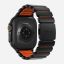 Nomad Stratos Band FKM for AW 45/46/49mm Black Titanium Ultra Orange