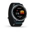 Garmin Approach J1 Cloud Blue Aluminum Bezel with Black/Azure ComfortFit Fabric Band