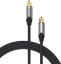 Vention Toslink optical audio cable braided 5m Black/Grey