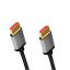 Logilink HDMI A/M to A/M 8K/60 Hz aluminium cable 2m Black