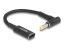 DeLock Adapter cable for Laptop Charging Cable USB Type-C female to HP 4,8x1,7mm male 90° angled 15cm Black