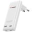 Verbatim Fold ''n'' Go GaN Charger 65W 2-Port EU Plug White