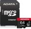 A-Data 64GB microSDXC High Endurance UHS-I U3 Class 10 V30S + adapterrel