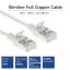 ACT CAT6A U-FTP Patch Cable 0,25m White