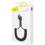 Baseus Fish Eye Spring USB-A - Lightning Cable 2A 1m Black