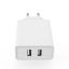 ColorWay AC Charger ColorWay 2USB AUTO ID 4.8A (24W) White