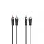 Hama FIC 2RCA-2RCA öszzekötőkábel 3m Black
