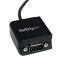 Startech 1-Port FTDI USB to Serial RS232 Adapter Cable with Optical Isolation Black