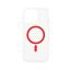 Dviced Magsafe iPhone 16 Pro Max clear case Red