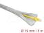 DeLock Braided Sleeve for EMC shielding self-closing 5mx19mm White