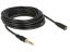 DeLock Stereo Jack Extension Cable 3.5 mm 3 pin male to female 5m Black