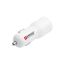 SKROSS 1xUSB-A 1xUSB-C PD 20W autós töltő White
