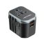 Vention 3-Port USB (C+C+A) Universal Travel Adapter (20W/18W/18W)
