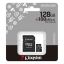 Kingston 128GB microSDXC Class 10 CL10 U3 V30 A1 Industrial + adapterrel