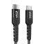 Next One Braided USB-C to USB-C Cable Space Gray