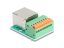 DeLock RJ45 female to Terminal Block with push-button Cat.5e