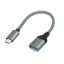 Logilink CU0106 USB 3.2 Gen1 Type-C adapter C/M to USB-A/F OTG 0,15m Dark Grey