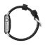 Nomad Rugged Strap with Connectoor Silver for Apple Watch 42/44/45/49mm Black