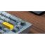 Keychron Q8 Swappable RGB Backlight Knob ISO USB gaming billentyűzet barebone szürke