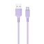 ColorWay USB to Type-C cable (soft silicone) 2.4A 1m Purple