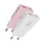 Avax CH6412 30W GaN Charger Duo Pack White + Pink