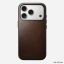 Nomad Traditional Leather (Horween) case for iPhone 17 Pro Rustic Brown