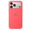 Apple iPhone 17 Pro Max Silicone Case with MagSafe Bright Guava