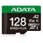 A-Data 128GB microSDXC Speed Plus Class 10 UHS-I U3 V30 + adapterrel