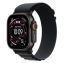 Apple Watch Ultra 3 Cellular 49mm Black Titanium Case with Black Alpine Loop - Medium