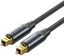 Vention Toslink optical audio cable braided 5m Black
