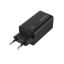 ColorWay USB töltő adapter GaN3 Pro Power Delivery (USB-A + 2 USB TYPE-C) (65W) Black