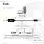Club3D HDMI to USB Type-C adapter cable Black