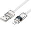 Hoco U137 USB-A to USB-C charging data cable with display 1,2m White