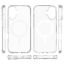 Mobile Origin Hybrid MagSafe Case for iPhone 17 Clear