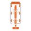 Mobile Origin Orange Screen Guard Spare Glass iPhone 15 Pro