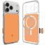 Spigen Ultra Hybrid T MagSafe case for iPhone 18 Pro/17 Pro Glossy Orange