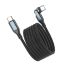 Mobile Origin CB14 240W Magnetic 540° Rotating USB-C to USB-C Cable 1m Space Gray