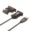 Unitek USB to Serial RS232 Cable with DB9F to DB25M Adapter 1,5m Transparent