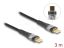 DeLock USB 2.0 USB Type-C male to male cable 3m Black