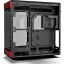 HYTE Y60 táp nélküli ablakos Mid Tower számítógépház piros-fekete +HYTE Y60 DIY LCD panel