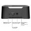 Logilink Dual docking station 2 port Black