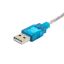 Akyga AK-CO-02 USB/R-232 cable 1m Transparent
