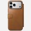 Nomad Modern Leather Folio for iPhone 18 Pro Max/17 Pro Max English Tan
