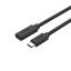 Unitek Full-Featured USB-C Extension Cable with 4K 60Hz 100W Power Delivery and 10Gbps Data (USB 3.2 Gen2) 1,5m Black