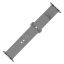 FIXED Sporty szilikon szíj az Apple Watch 42/44/45mm-es okosórákhoz, világos szürke