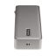 Startech Dual-Laptop USB-C KVM Docking Station Space Gray