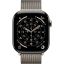 Apple Watch S11 Cellular 46mm Natural Titanium Case with Natural Milanese Loop M/L