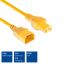 ACT Powercord C14 - C15 1,2m Yellow
